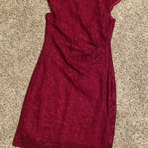 Chaps lace dress, size 12